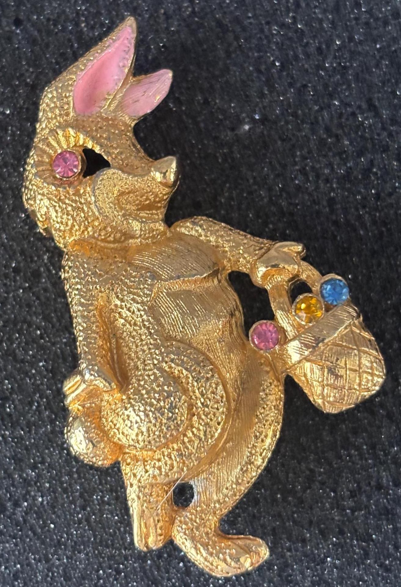 Vintage Beatrix Bunny Rabbit Pin Lover Antiques and Vintage