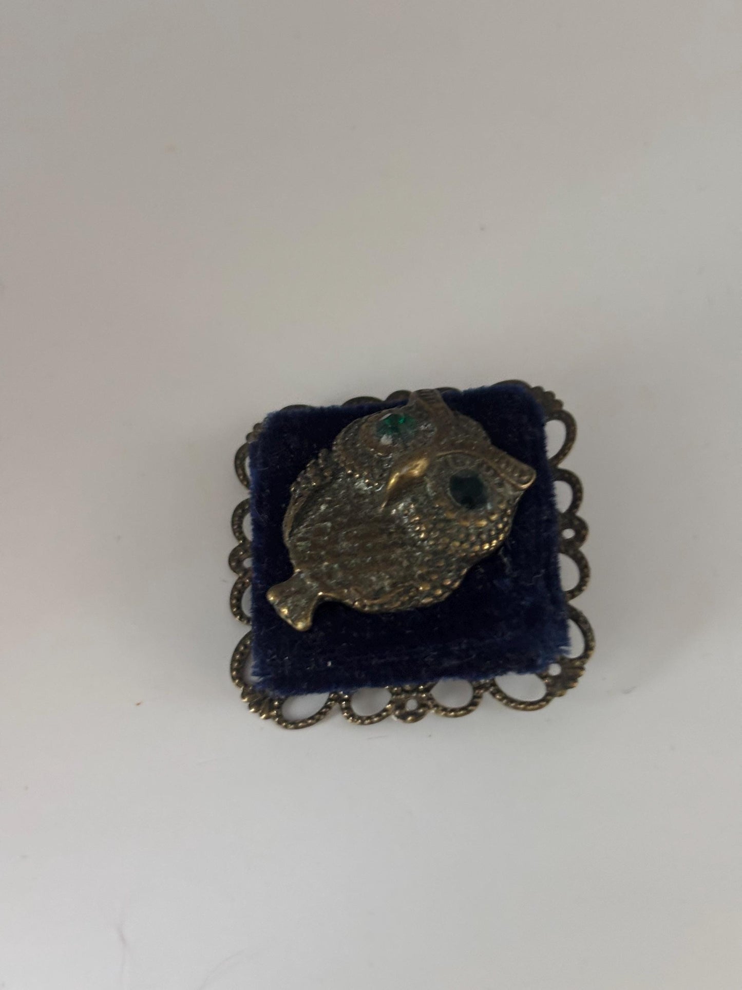 Vintage Owl Pin Brooch Lover Antiques and Vintage
