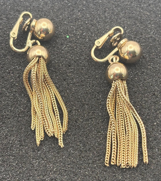 Vintage Shag Dangle Earrings Lover Antiques and Vintage