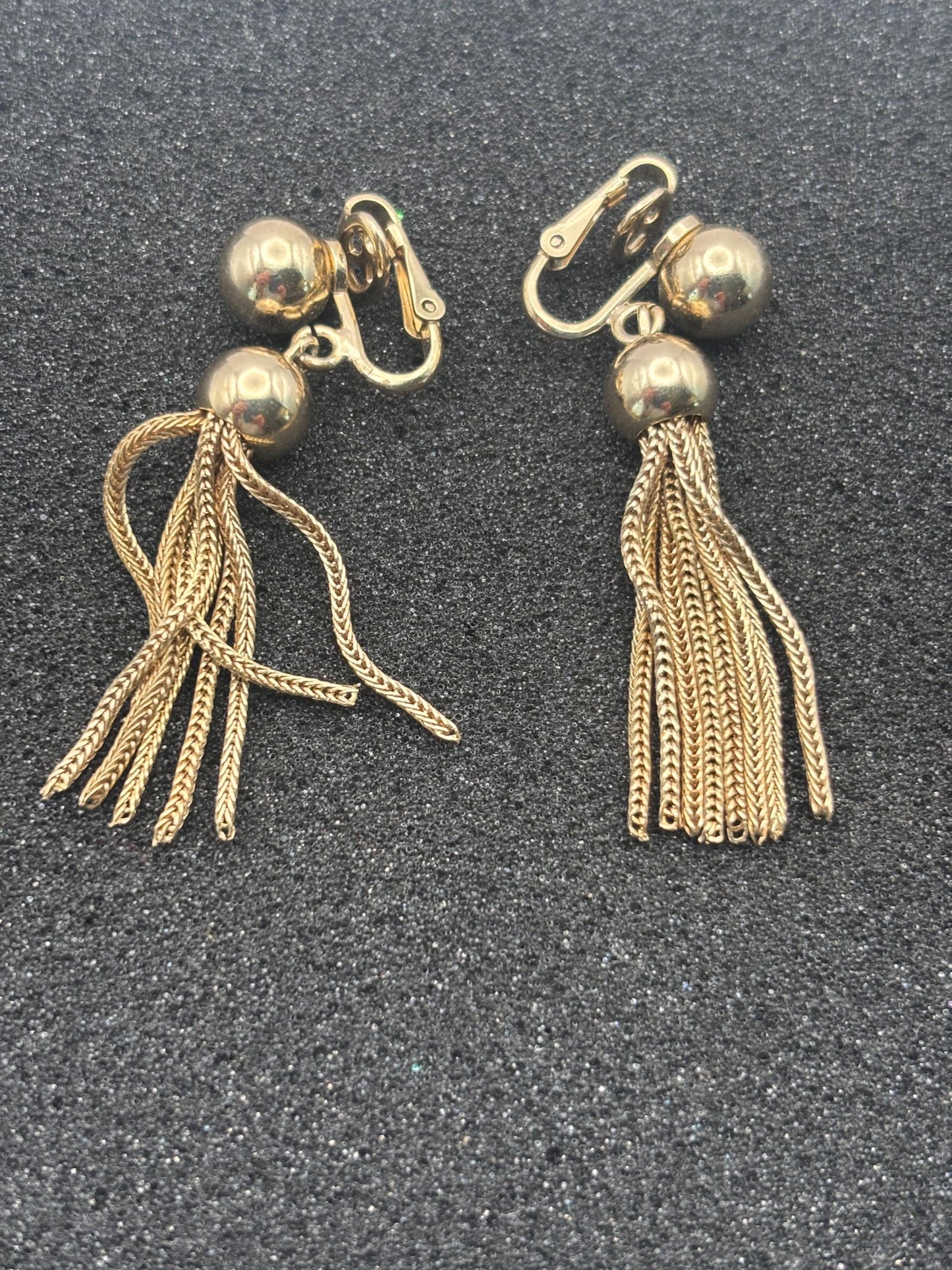 Vintage Shag Dangle Earrings Lover Antiques and Vintage