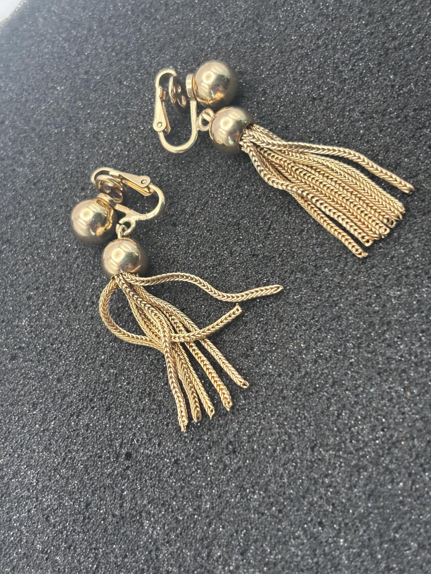 Vintage Shag Dangle Earrings Lover Antiques and Vintage