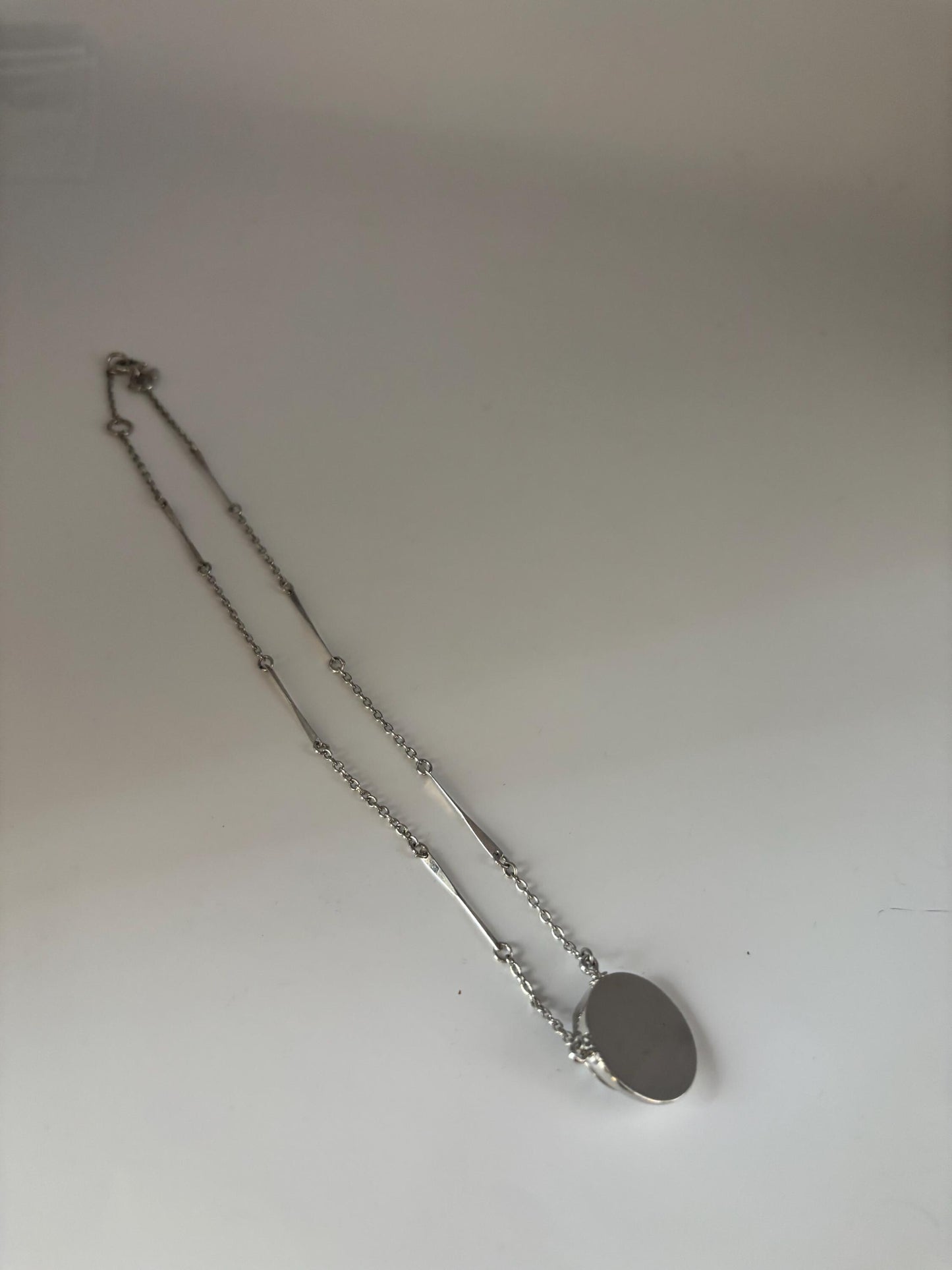 Vintage Sarah Coventry Jet Set Necklace Hematite Rivoli Pendant Jewelry Lover Antiques and Vintage