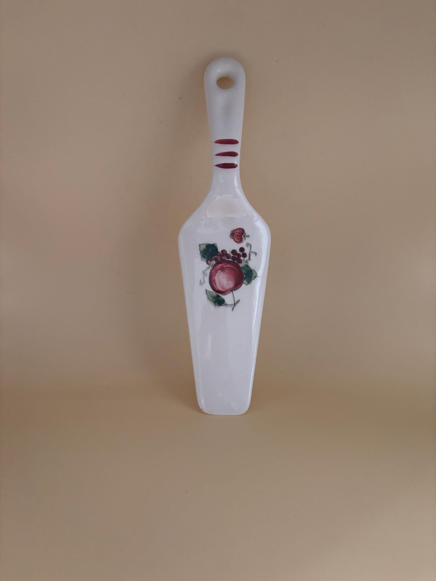 Vintage Ceramic Cake Server Lover Antiques Vintage