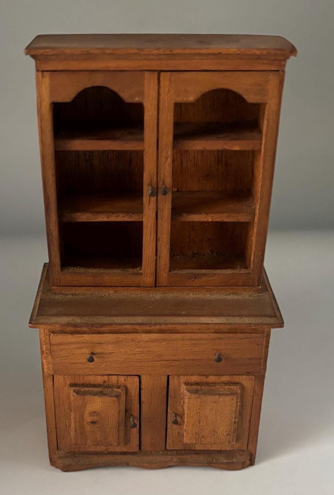Vintage Doll House Wooden Hutch Miniature Furniture Lover Antiques Vintage