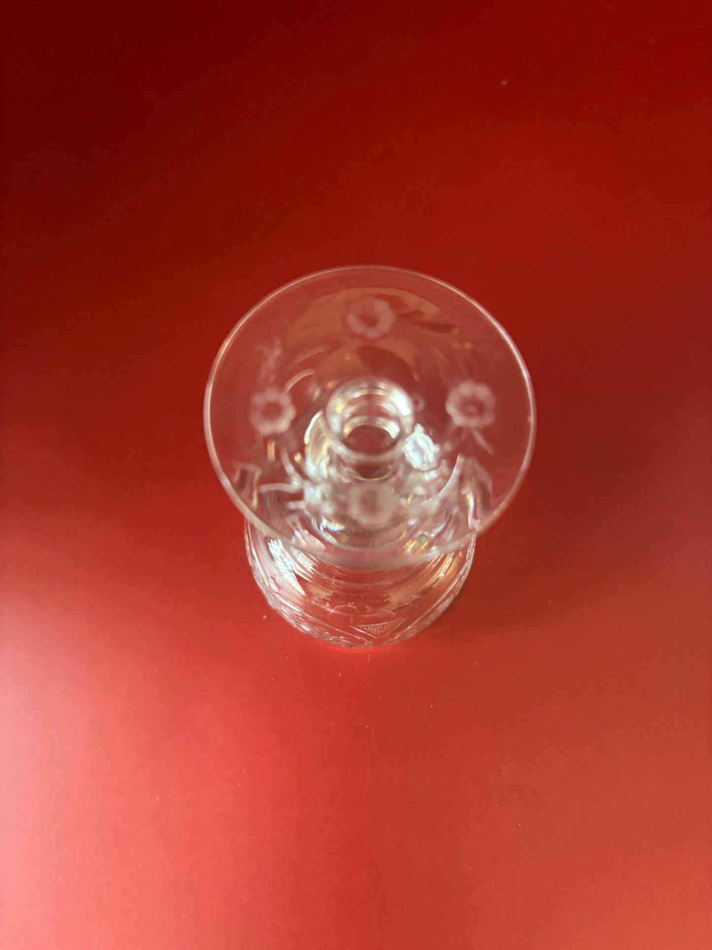 Vintage Crystal Wine Tasting Glass Rosenthal Crystal Wheat Etched Cut Wheat Champagne Glass Sherbet Glasses Wheat Lover Antiques and Vintage