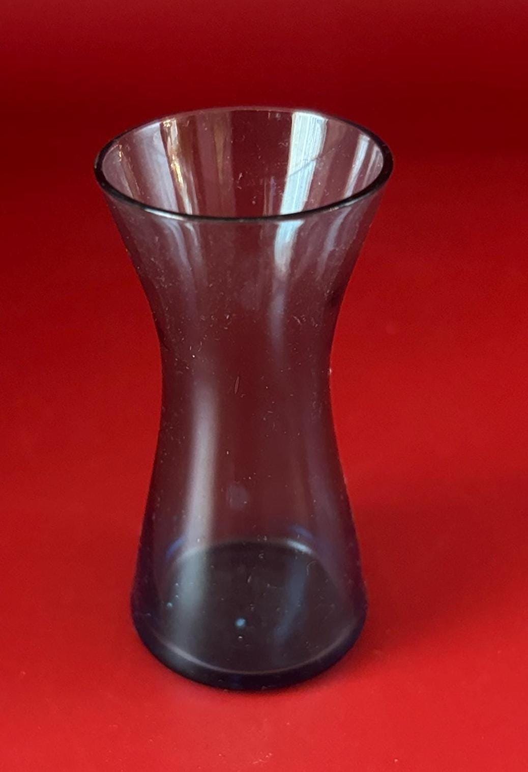 Vintage Blue Glass Vase Lover Antiques and Vintage