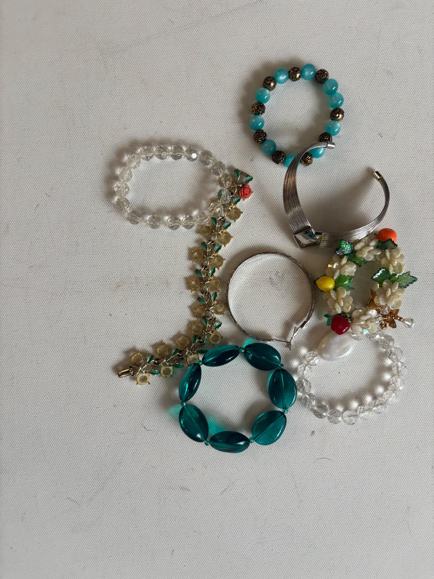 Collection of 8 Vintage Bracelets Bulk Jewelry Lover Antiques and Vintage