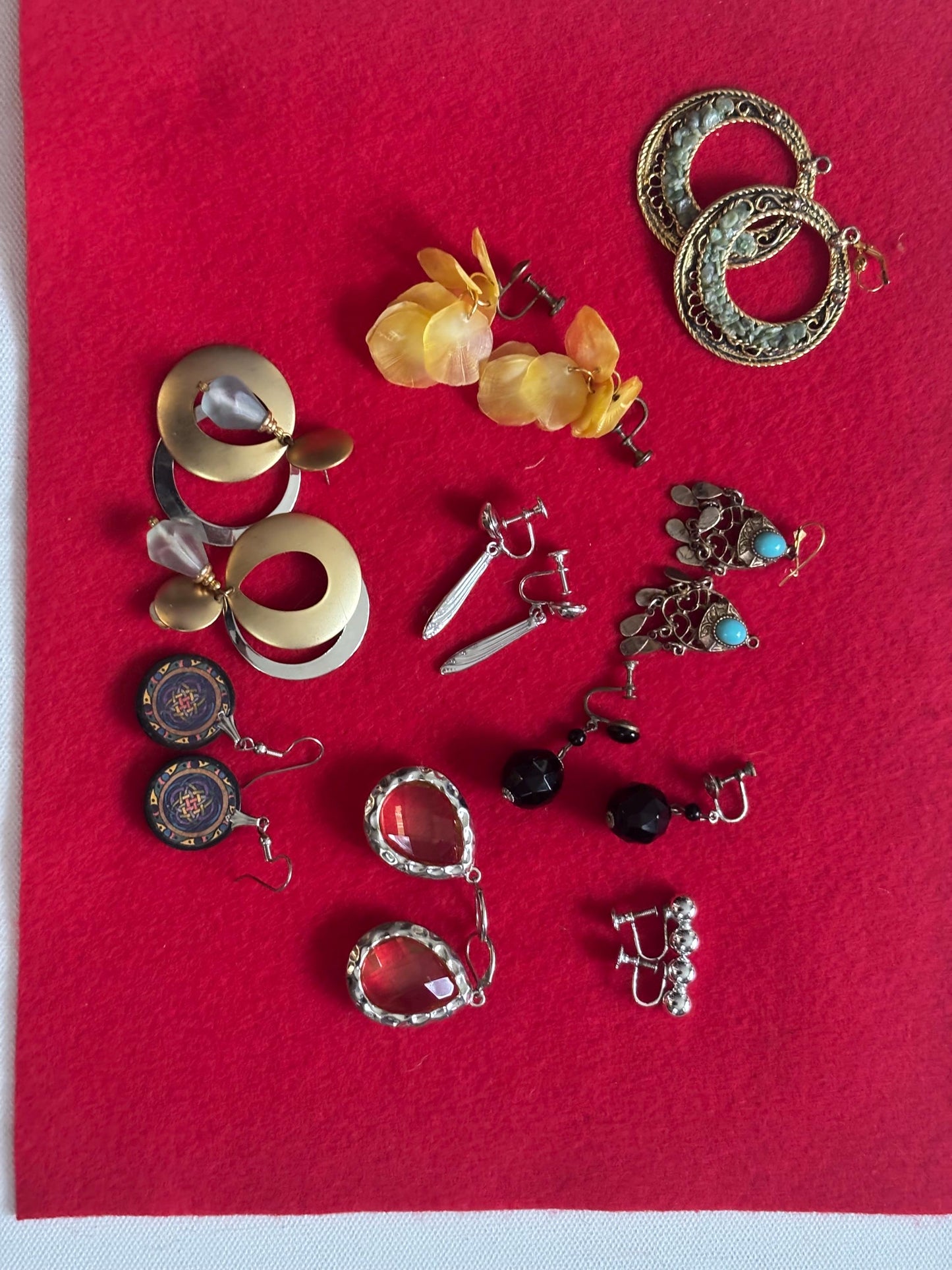 Vintage Earring Collection Bulk Jewelry Variety Lover Antiques and Vintage