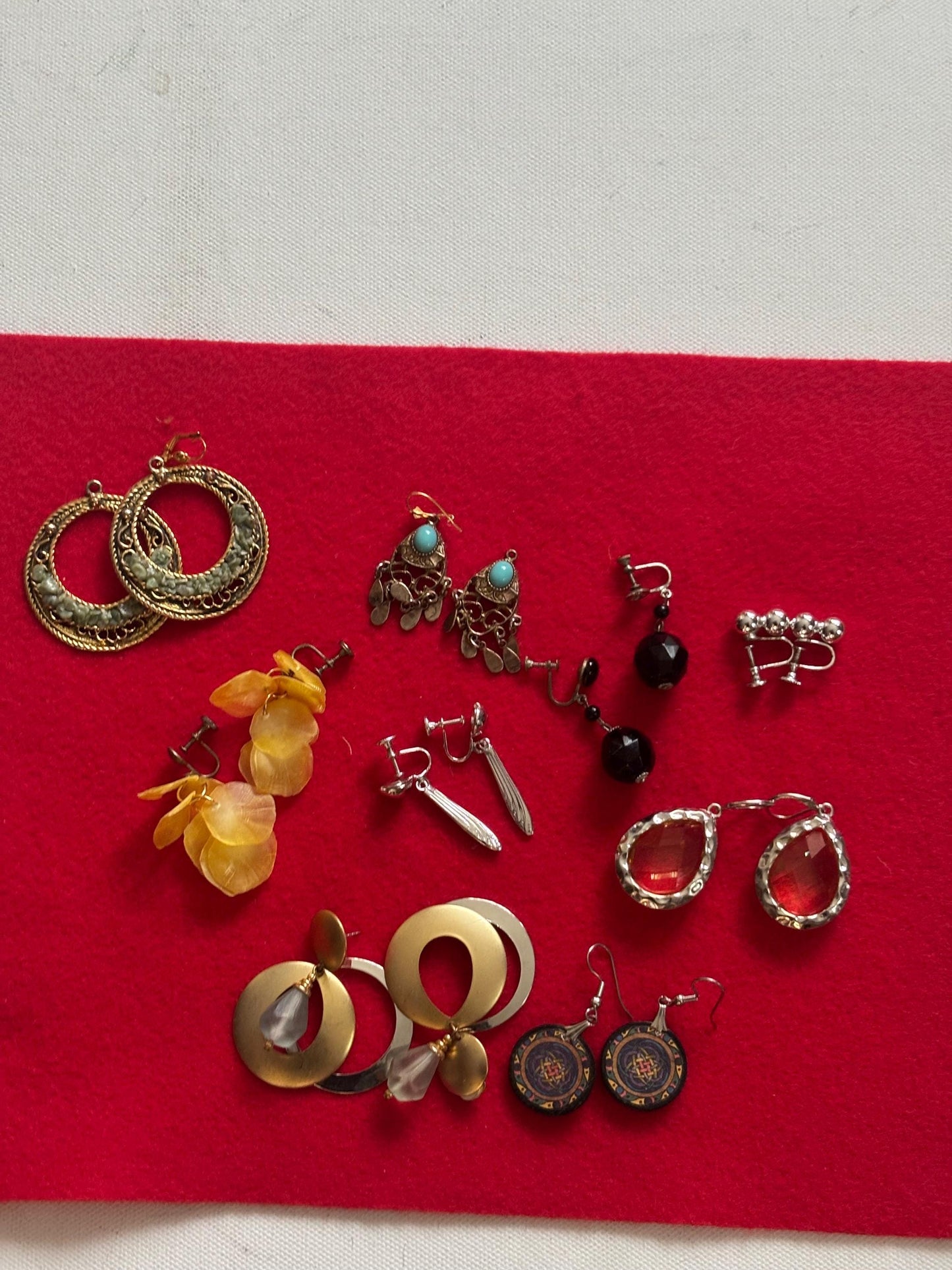 Vintage Earring Collection Bulk Jewelry Variety Lover Antiques and Vintage
