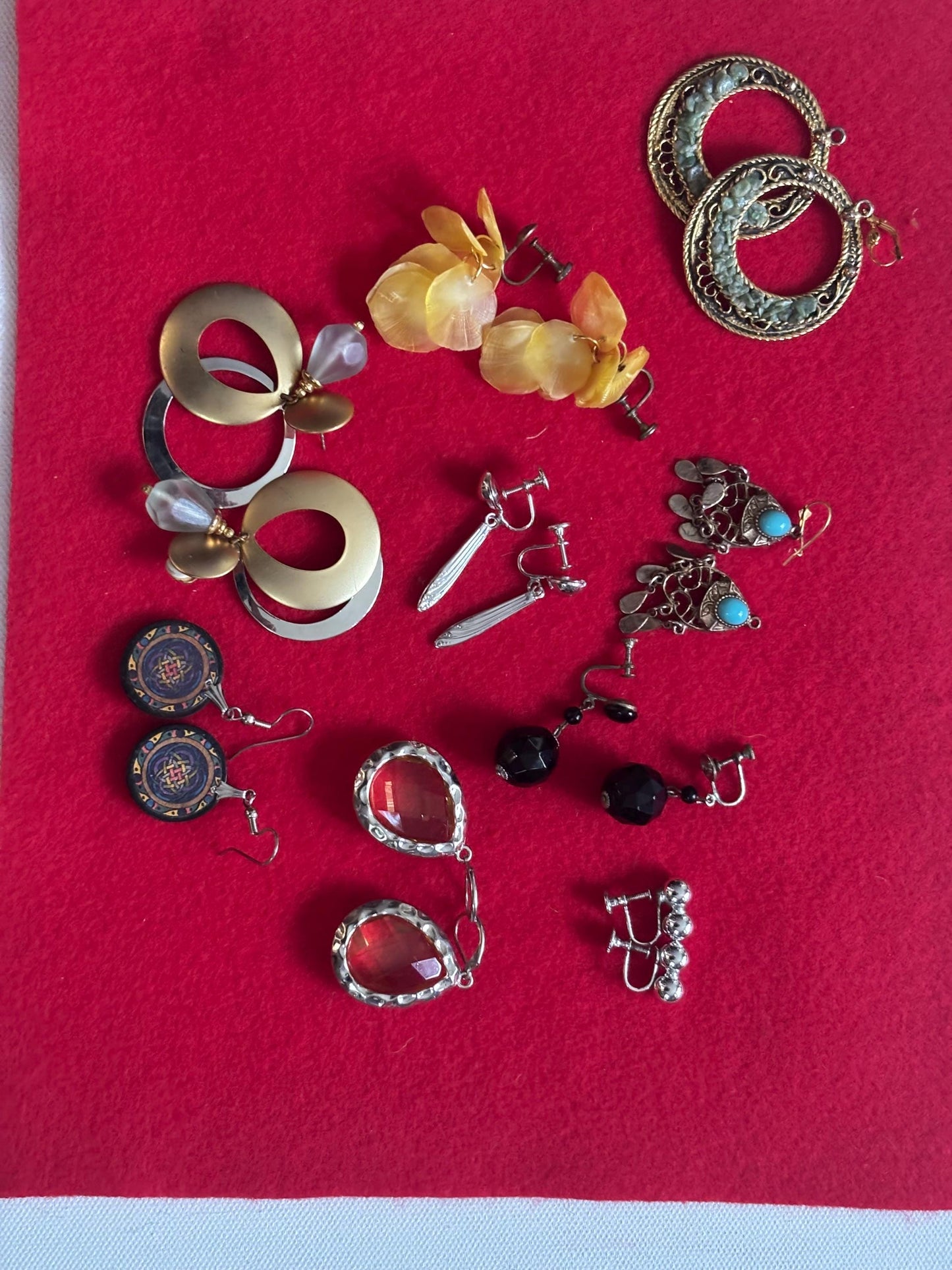 Vintage Earring Collection Bulk Jewelry Variety Lover Antiques and Vintage