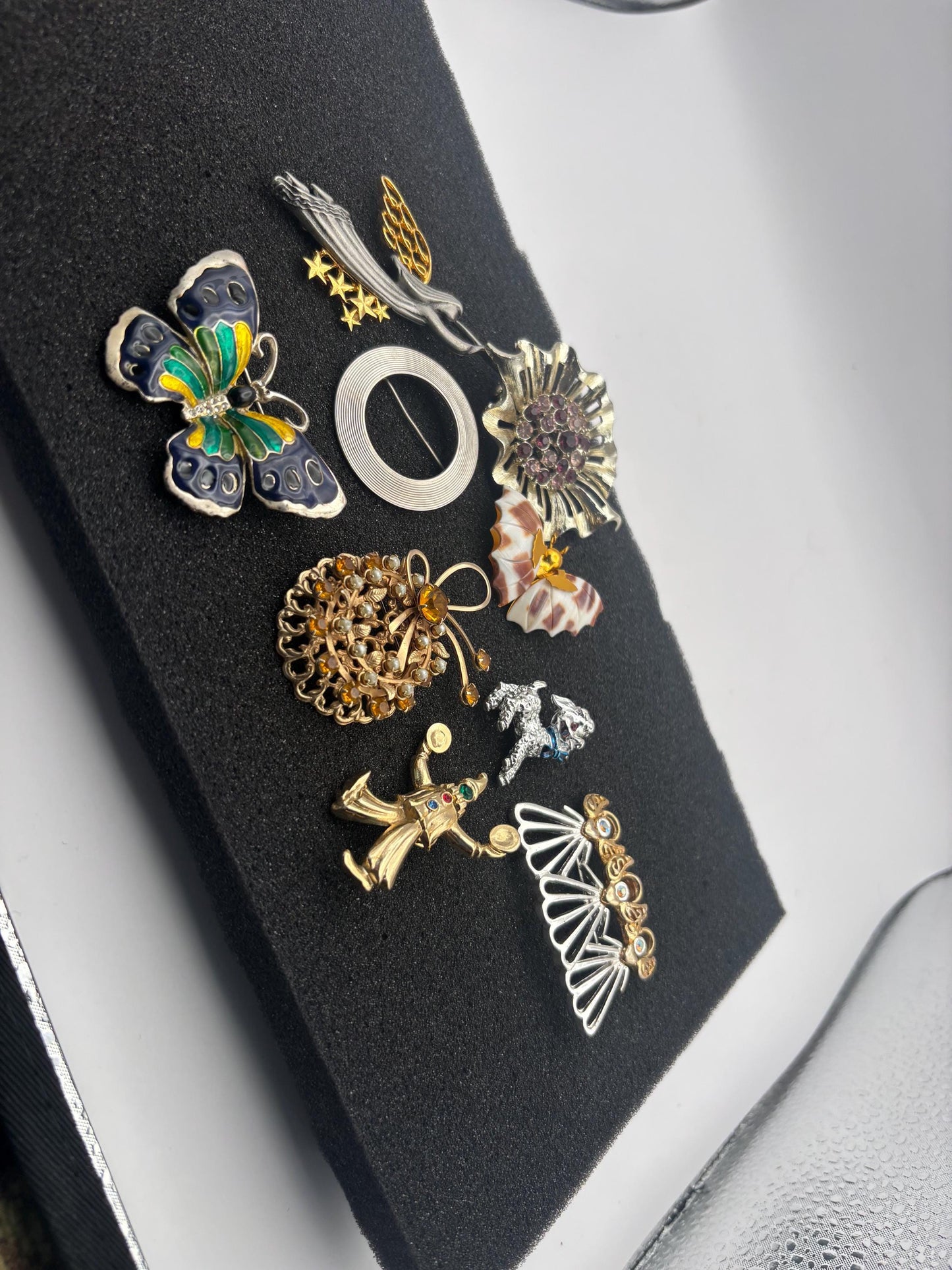 Vintage Pin Collection Variety Jewelry Lot Brooch Lover Antiques and Vintage