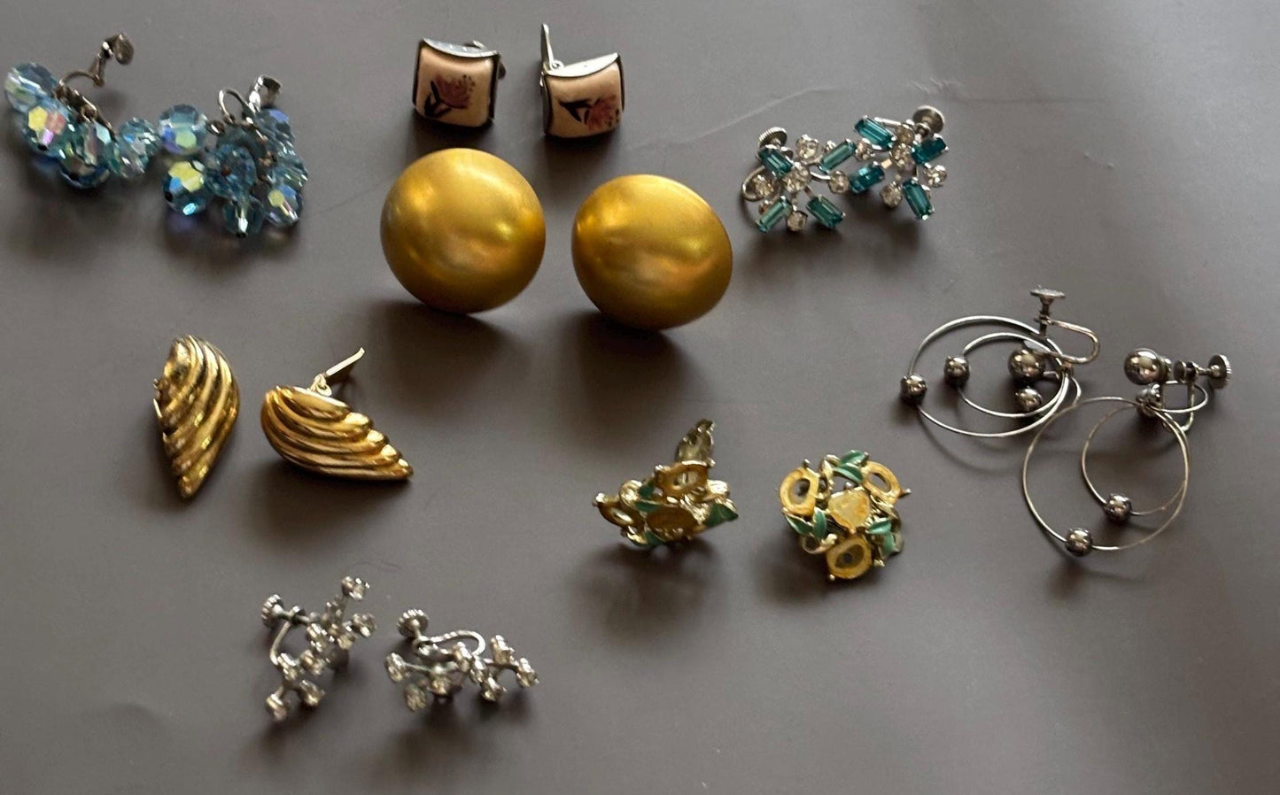 Vintage Earrings Collection Variety Jewelry Lot Lover Antiques and Vintage
