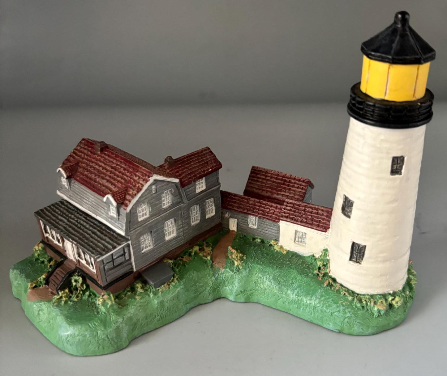 Vintage Hand Painted Plaster Model of the Boston Harbour Lover Antiques and Vintage