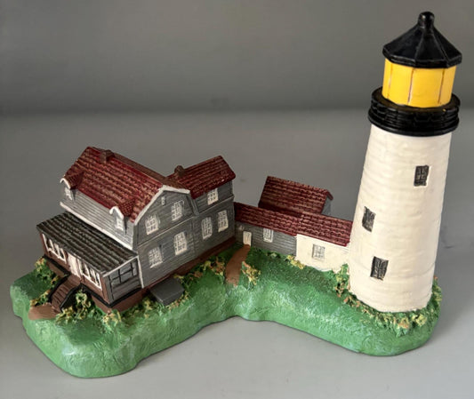 Vintage Hand Painted Plaster Model of the Boston Harbour Lover Antiques and Vintage