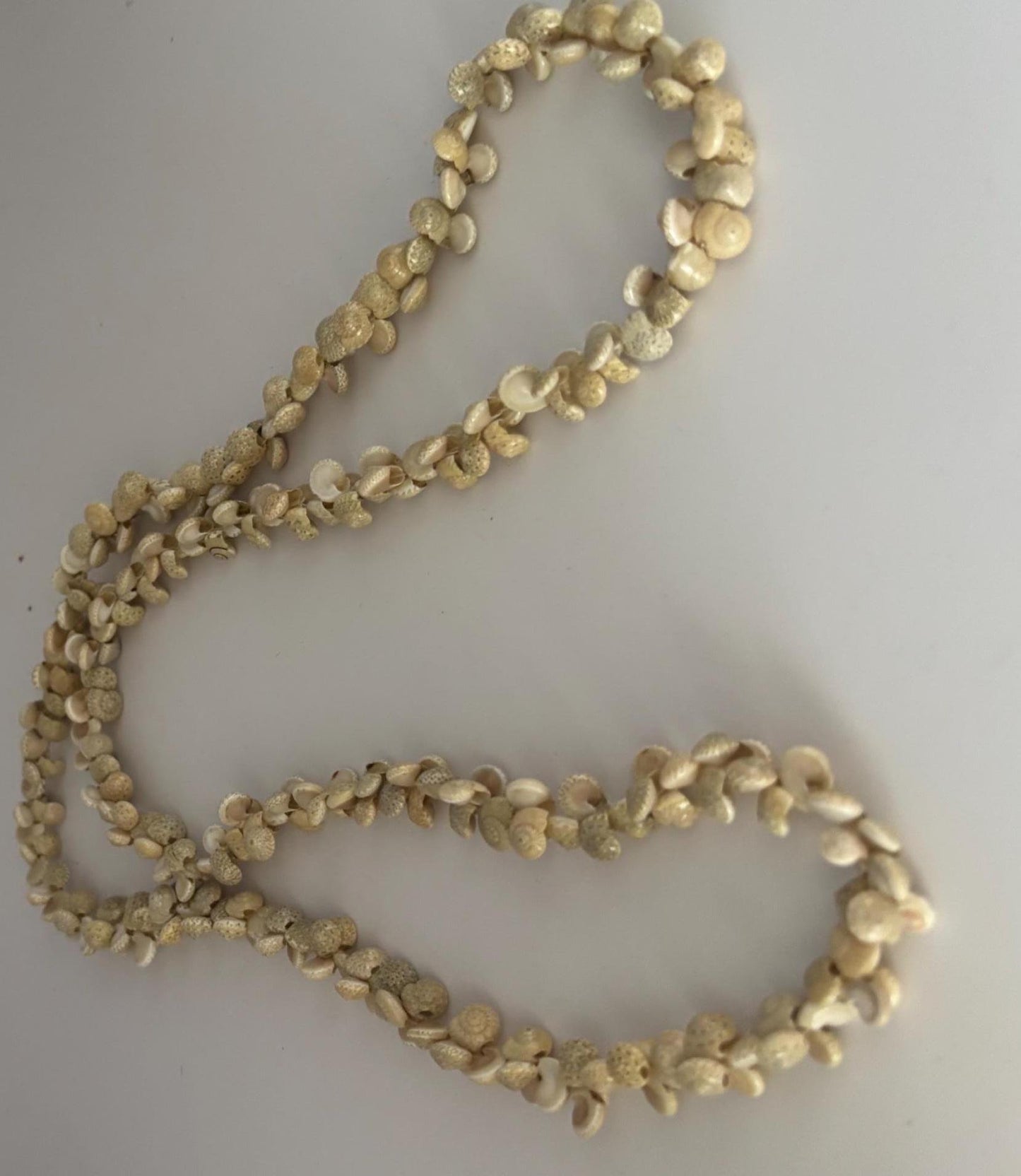 Vintage Hand Carved Bone Beaded Necklace Graduated Beads Lover Antiques and Vintage