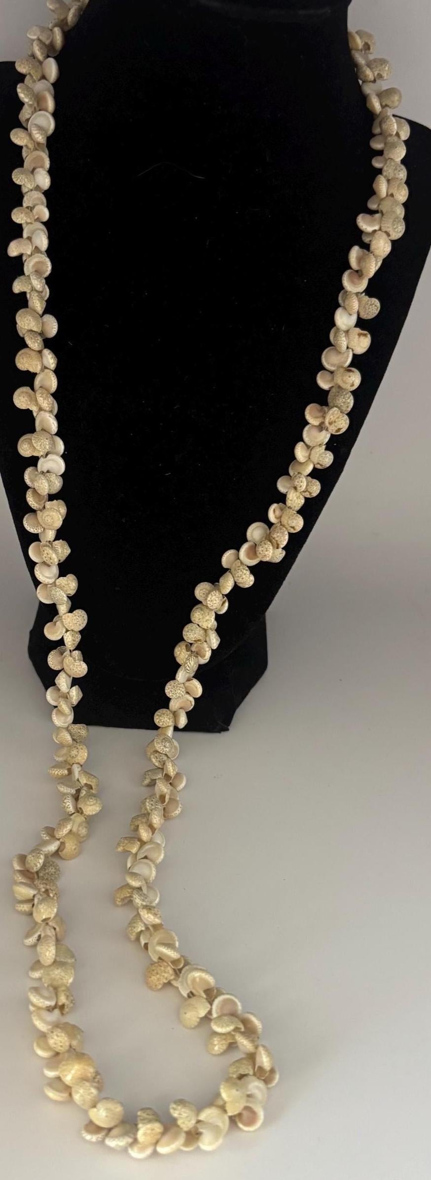 Vintage Hand Carved Bone Beaded Necklace Graduated Beads Lover Antiques and Vintage