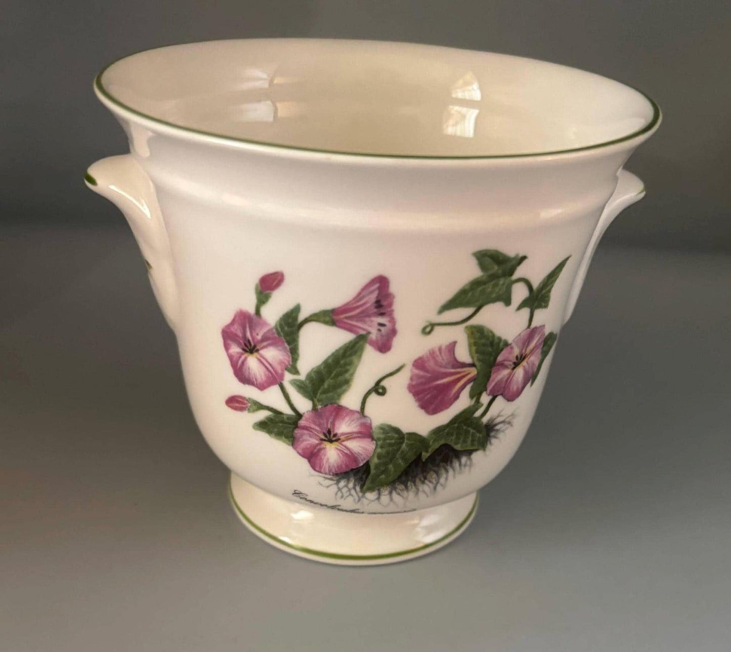 Vintage Ceramic Hand Painted Planter Lane End Fine Bone China England Floral Design Lover Antiques and Vintage