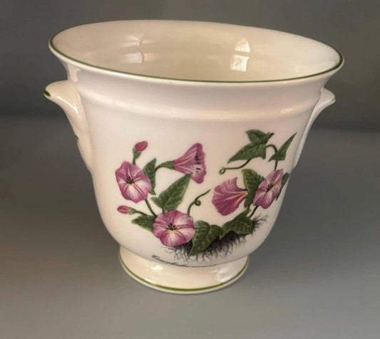 Vintage Ceramic Hand Painted Planter Lane End Fine Bone China England Floral Design Lover Antiques and Vintage