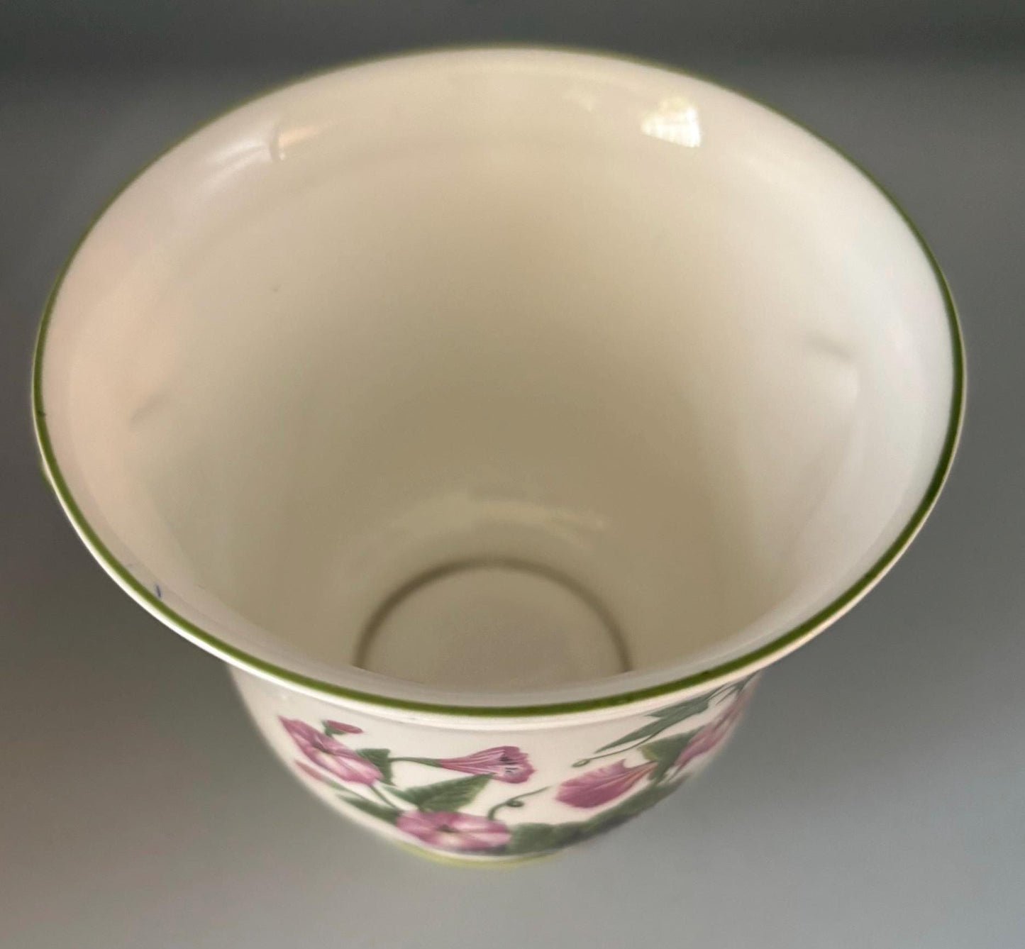 Vintage Ceramic Hand Painted Planter Lane End Fine Bone China England Floral Design Lover Antiques and Vintage