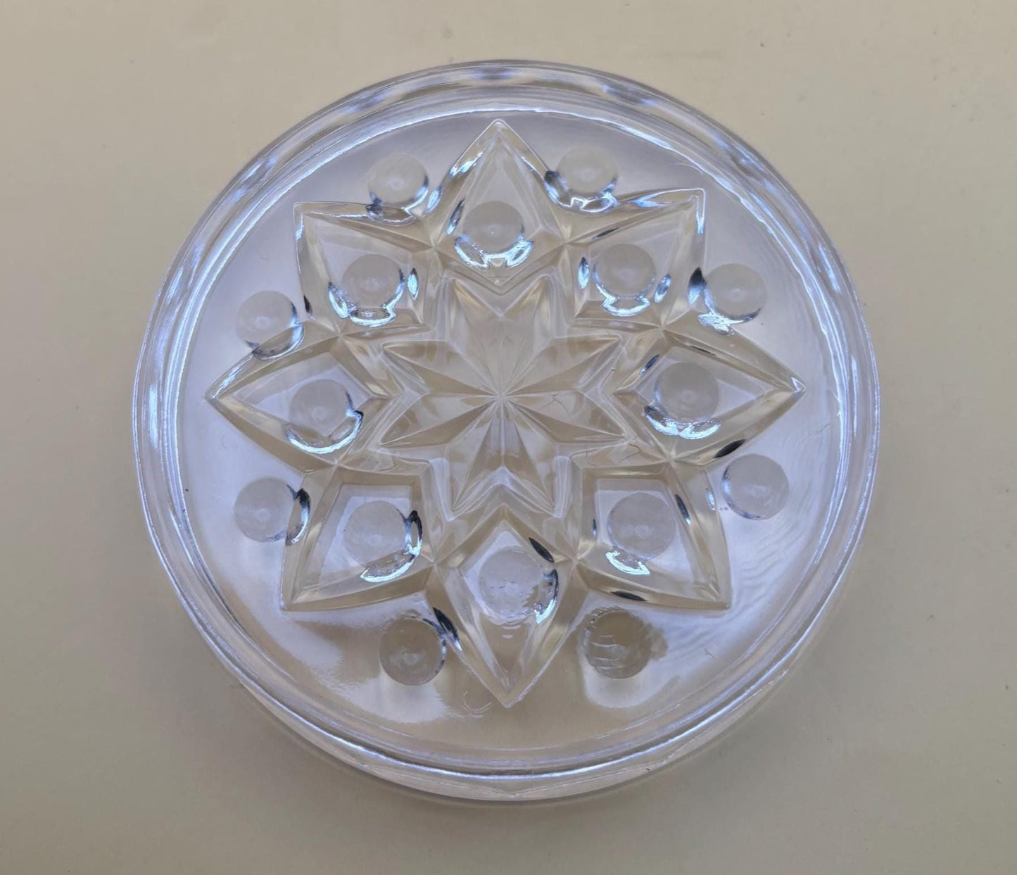 Baccarat Crystal Wine Bottle Coasters with Starburst Design Glass Coasters Set of 4 Lover Antiques and Vintage