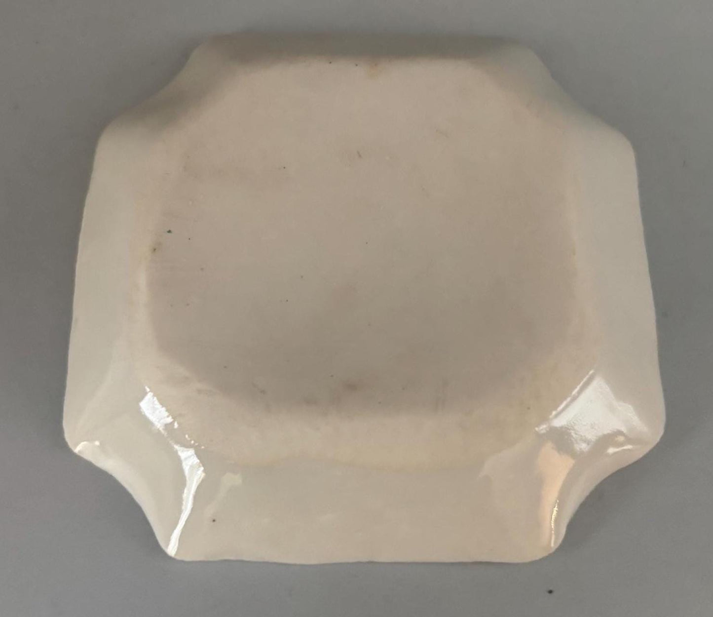 Vintage Cobalt Blue on Porcelain Square Trinket Dish Lover Antiques and Vintage