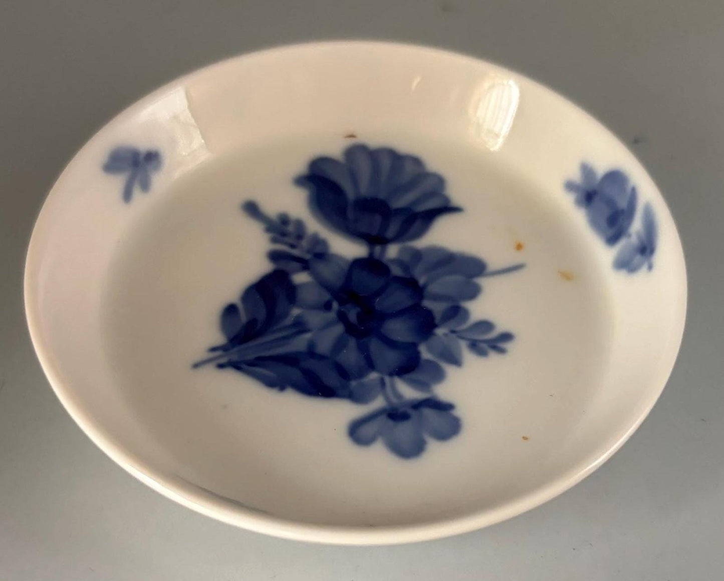 Vintage Royal Copenhagen Serving Dish Cobalt Blue on Porcelain Numbered Lover Antiques and Vintage
