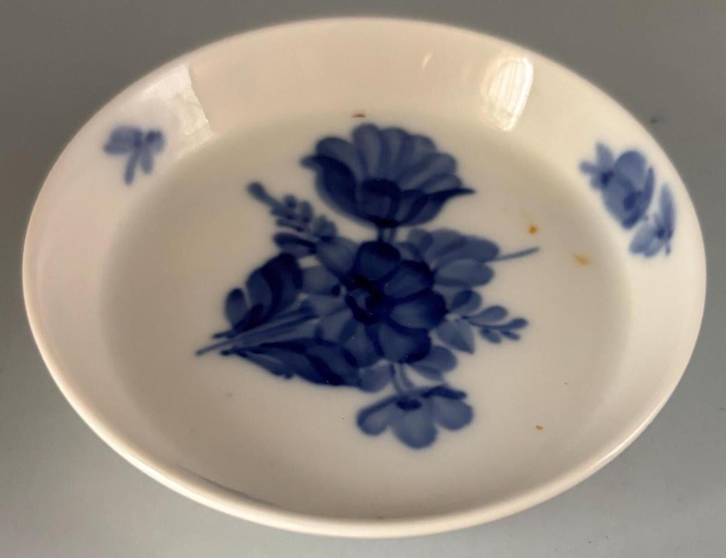Vintage Royal Copenhagen Serving Dish Cobalt Blue on Porcelain Numbered Lover Antiques and Vintage