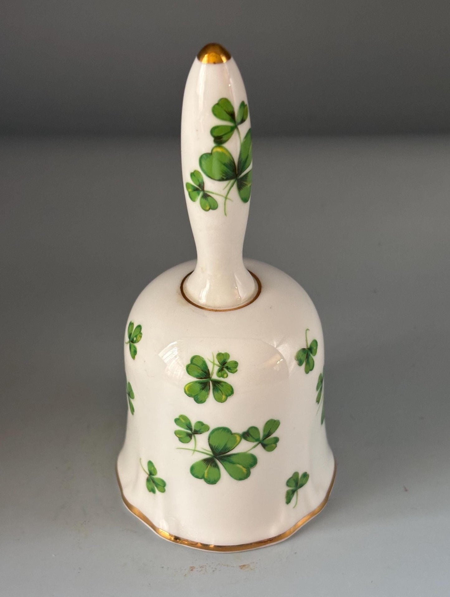 Vintage Shamrock Bell by Hammersley & Co. Bone China Made in England Lover Antiques and Vintage
