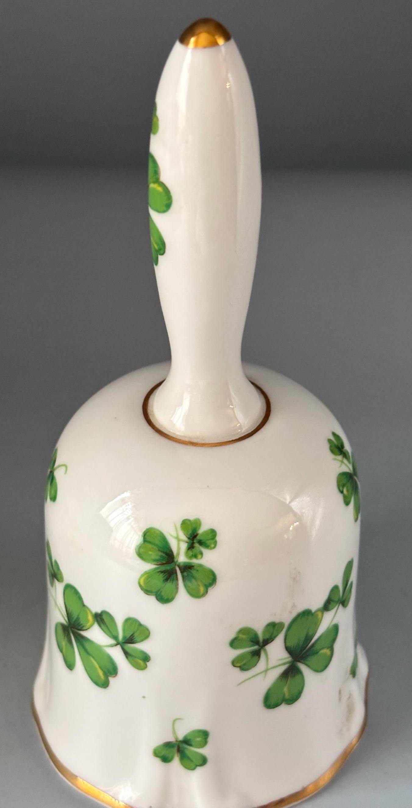 Vintage Shamrock Bell by Hammersley & Co. Bone China Made in England Lover Antiques and Vintage