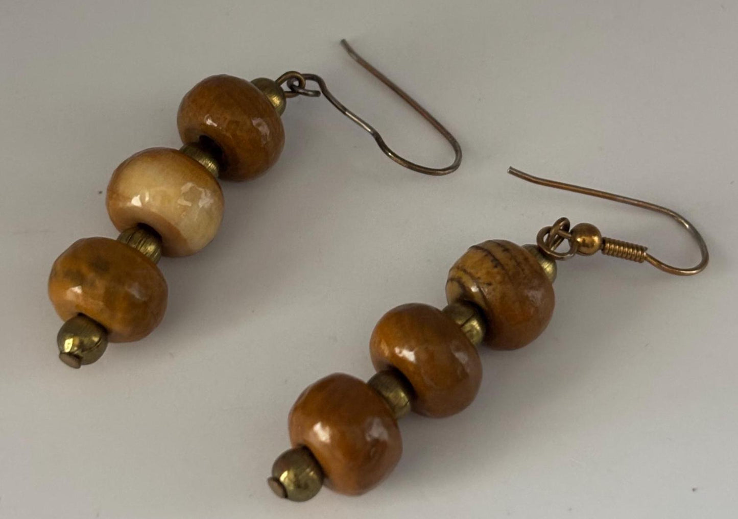 Vintage Mustard Silver Enamel Earrings Lover Antiques and Vintage