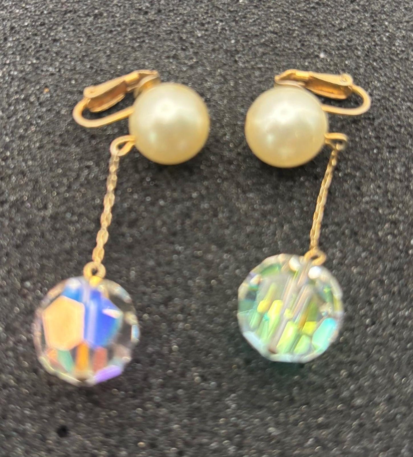 Vintage Mustard Silver Enamel Earrings Lover Antiques and Vintage