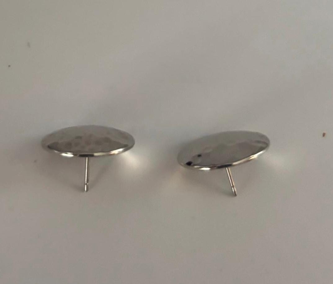 Vintage Mustard Silver Enamel Earrings Lover Antiques and Vintage