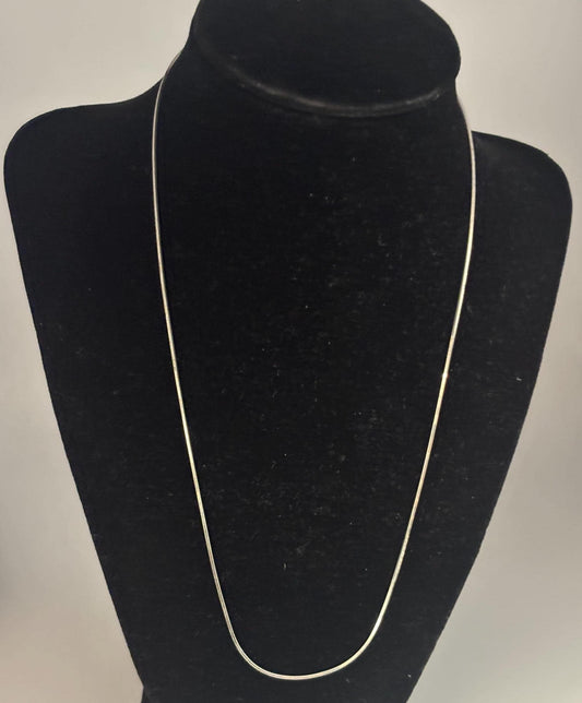 Vintage Sterling Silver Necklace Lover Antiques and Vintage