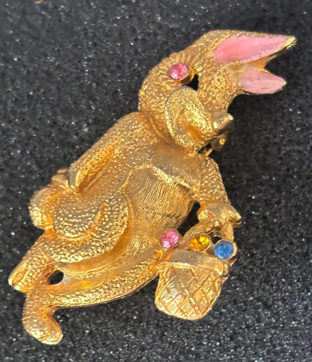 Vintage Beatrix Bunny Rabbit Pin Lover Antiques and Vintage