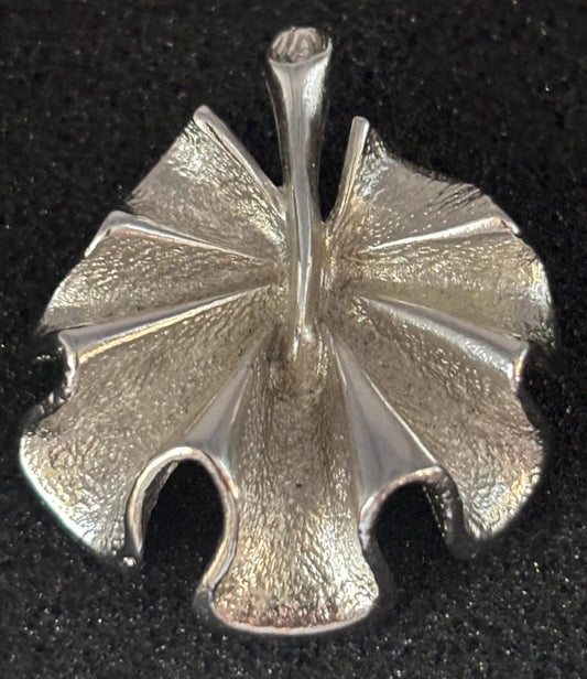 Vintage Sarah Coventry Silver Tone Geranium Leaf Brooch Lover Antiques and Vintage