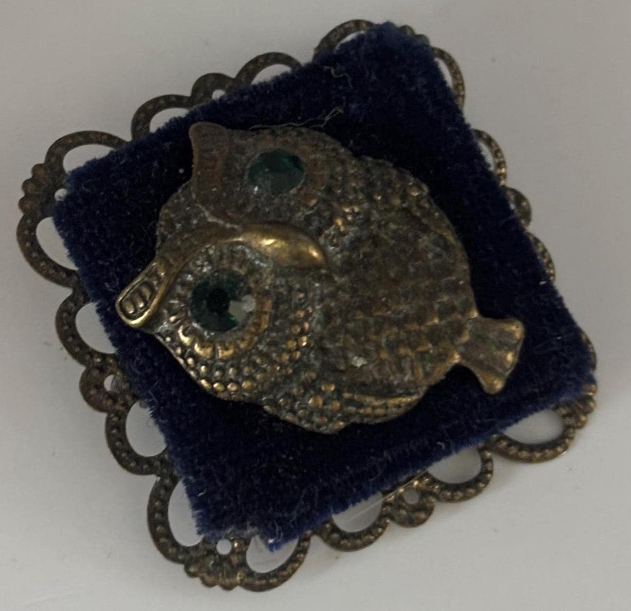 Vintage Owl Pin Brooch Lover Antiques and Vintage
