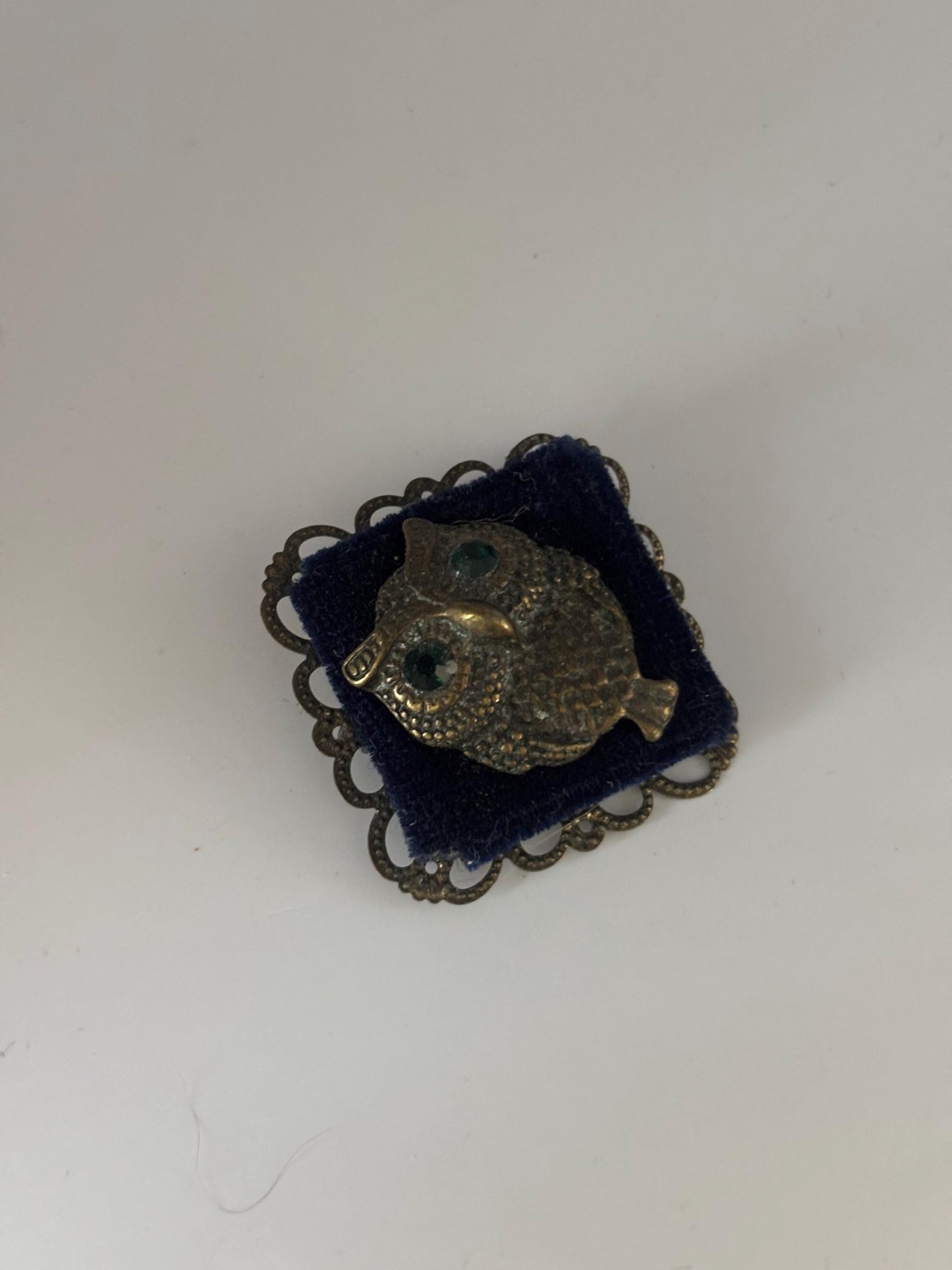 Vintage Owl Pin Brooch Lover Antiques and Vintage