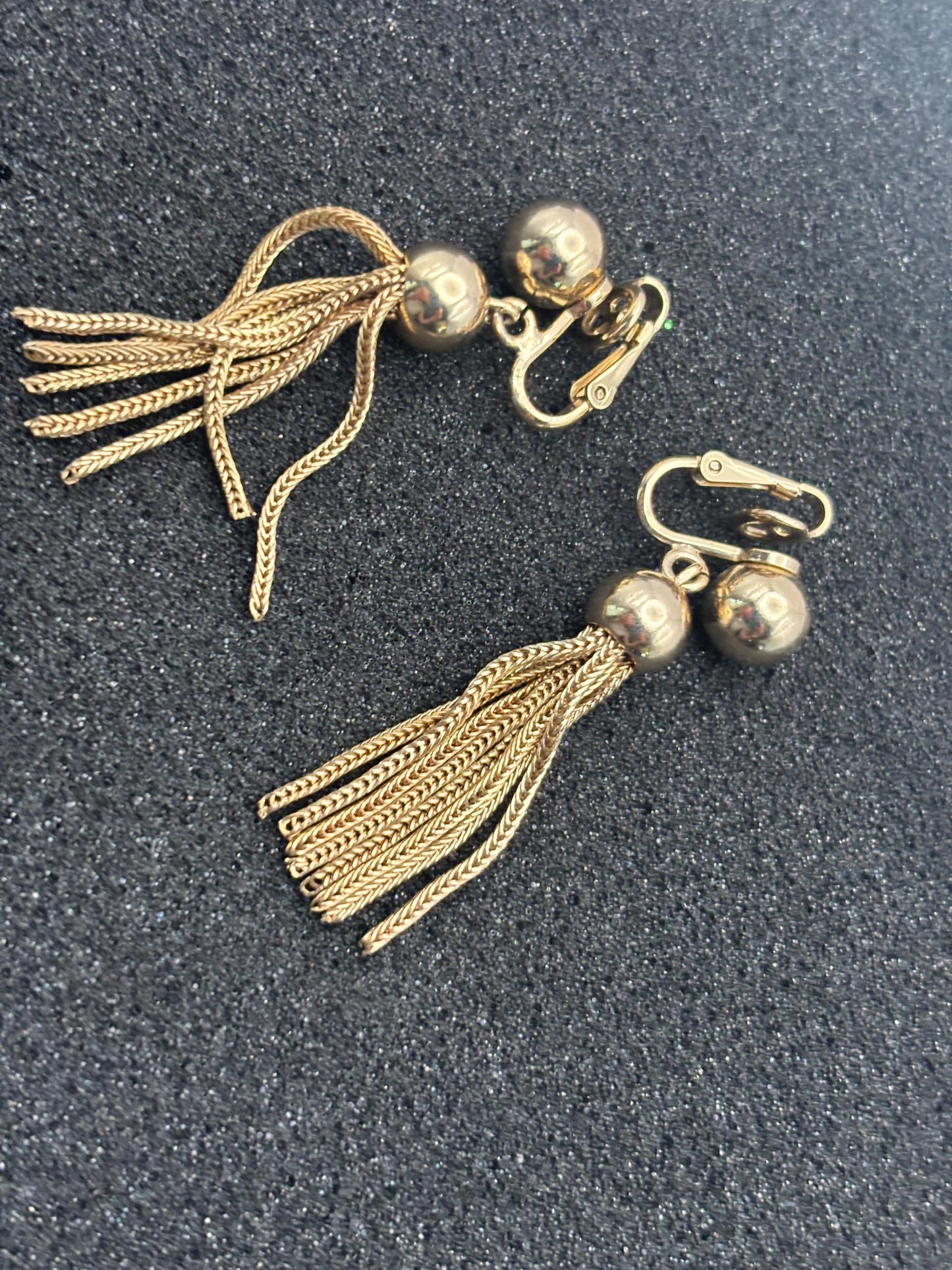 Vintage Shag Dangle Earrings Lover Antiques and Vintage