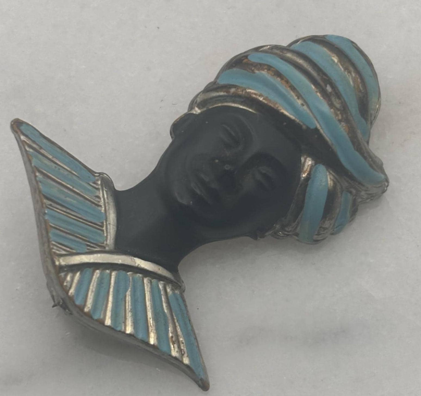 Vintage Blackamoor Brooch African American Jewelry Lover Antiques and Vintage