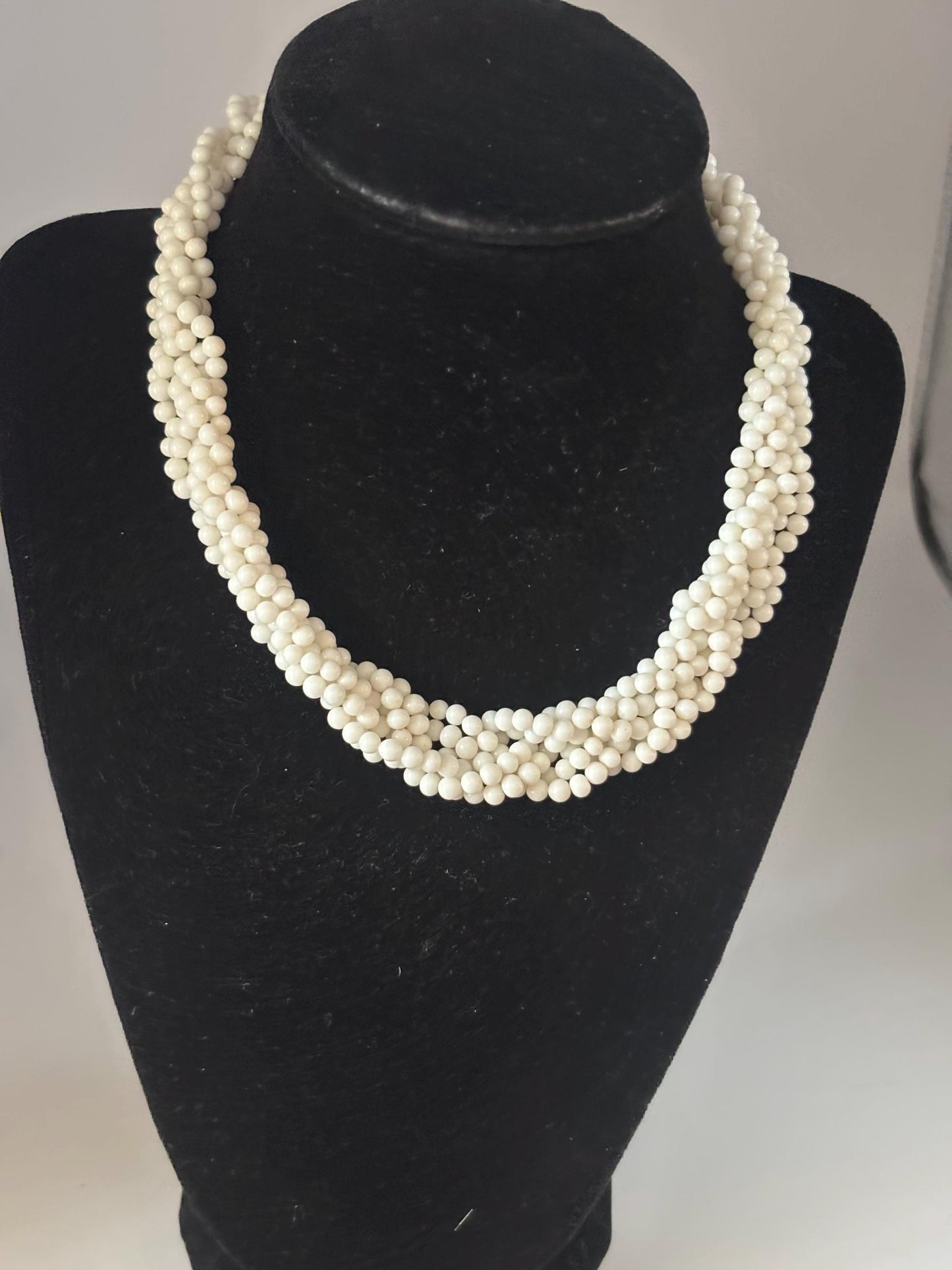 Vintage Black & Gold Bid Style Necklace Lover Antiques and Vintage