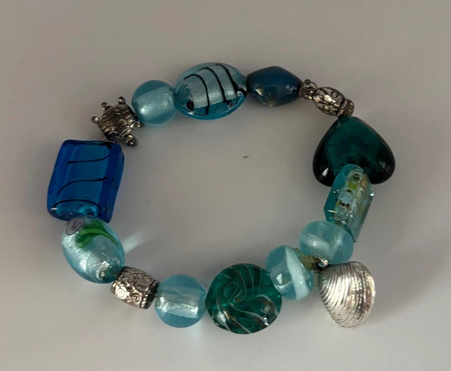 Vintage Avon Blue Sea Bracelet Lover Antiques and Vintage