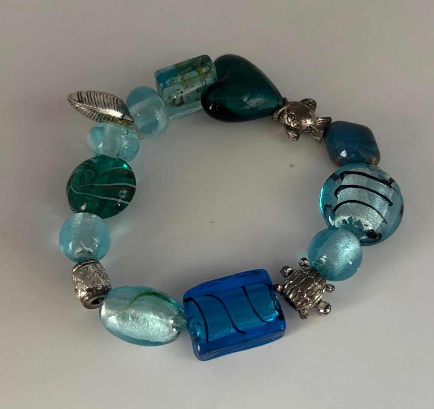 Vintage Avon Blue Sea Bracelet Lover Antiques and Vintage
