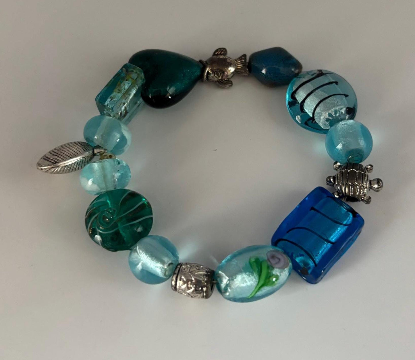 Vintage Avon Blue Sea Bracelet Lover Antiques and Vintage