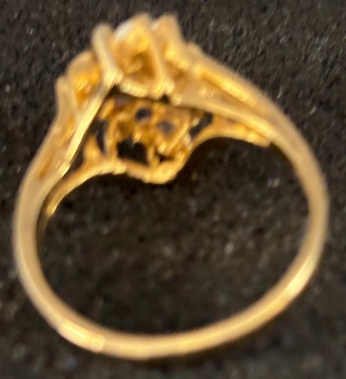 Vintage Opal & Crystal Gold Ring Elegant Jewelry Gifts Lover Antiques and Vintage