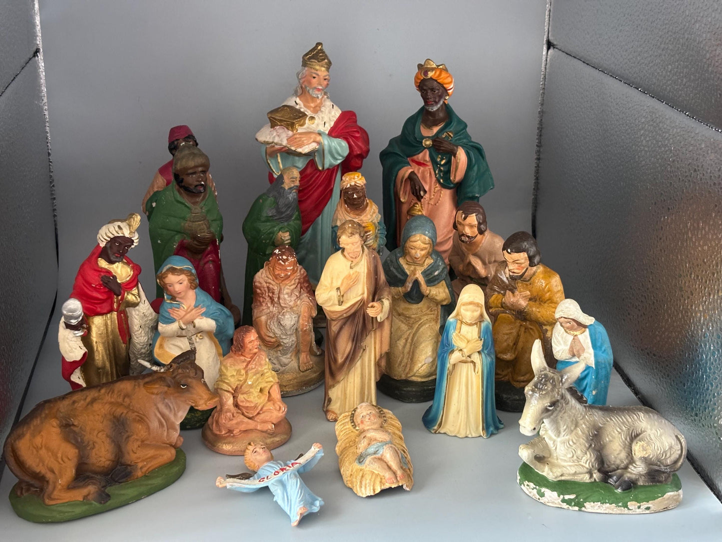 Vintage Nativity Set Lover Antiques and Vintage