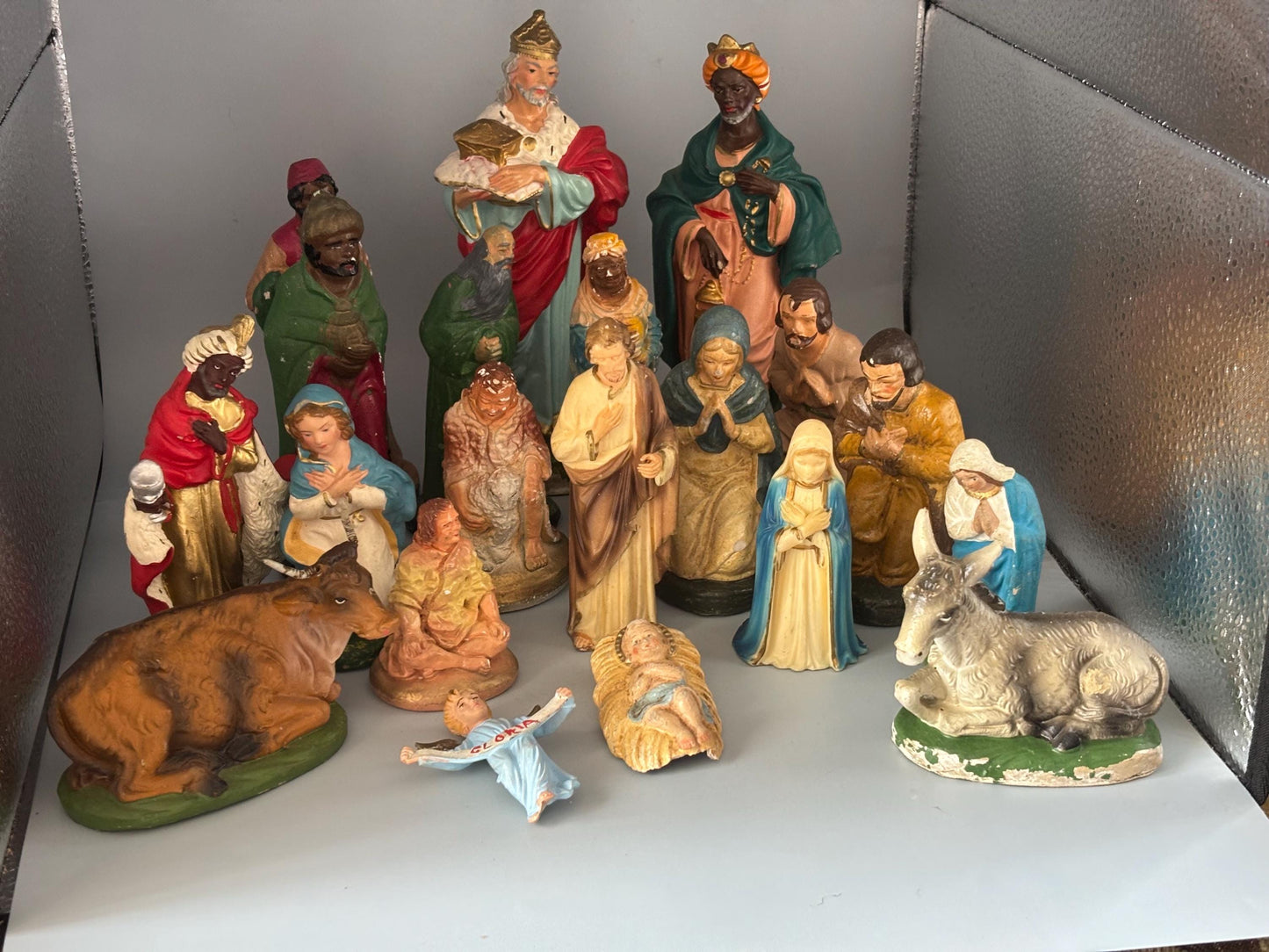 Vintage Nativity Set Lover Antiques and Vintage