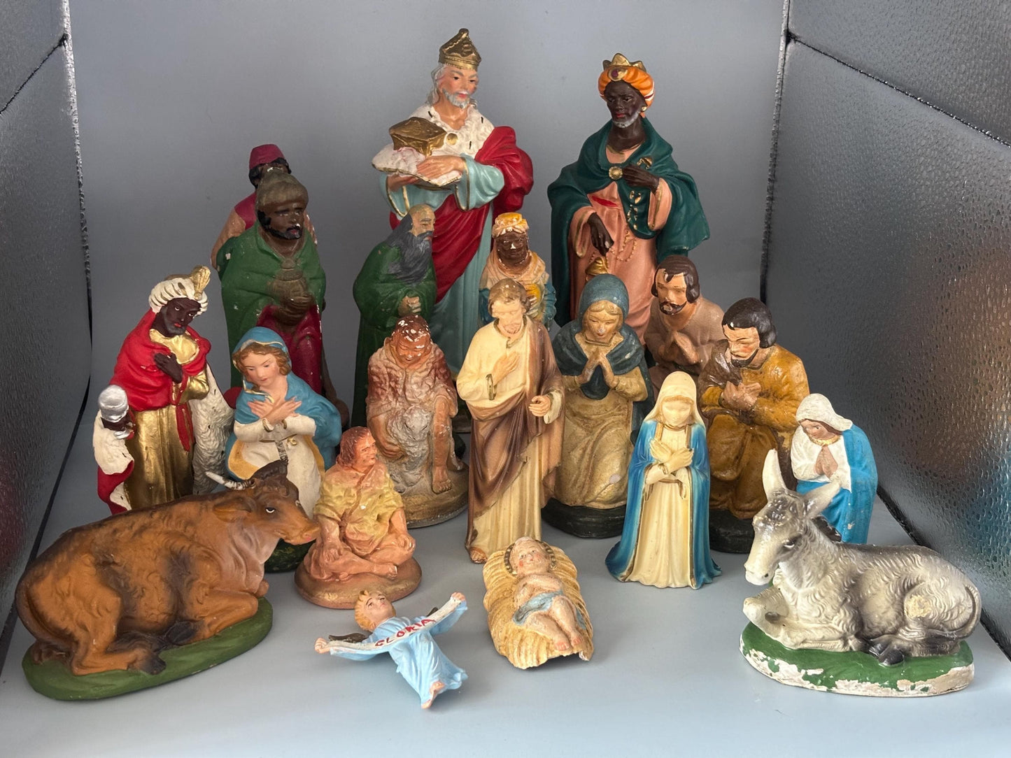 Vintage Nativity Set Lover Antiques and Vintage
