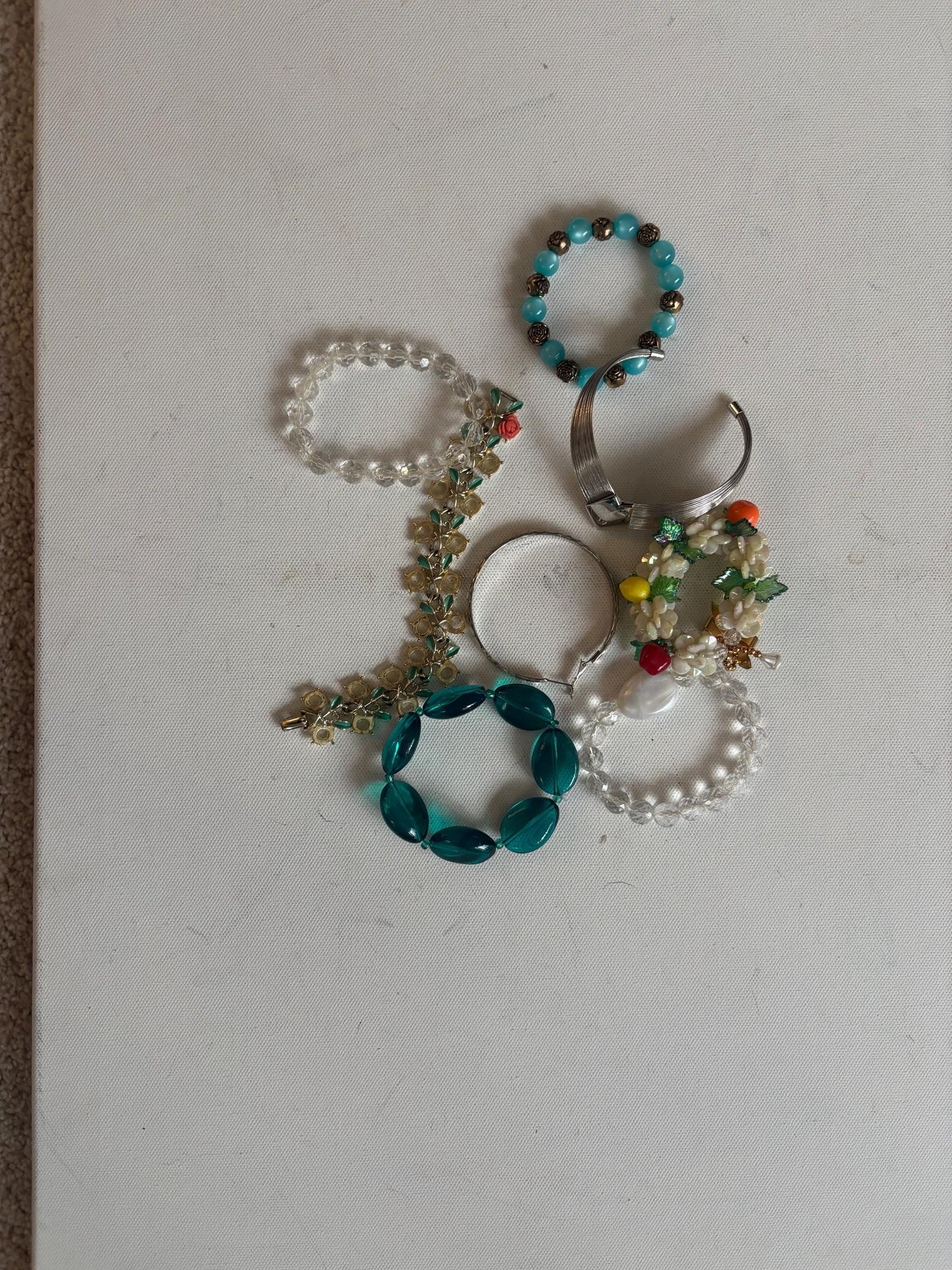 Collection of 8 Vintage Bracelets Bulk Jewelry Lover Antiques and Vintage