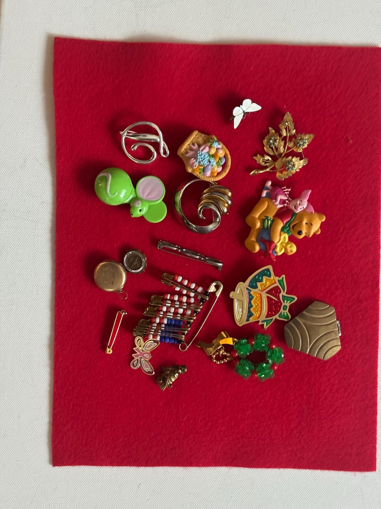 Vintage Pin Collection Variety Jewelry Lot Lover Antiques and Vintage