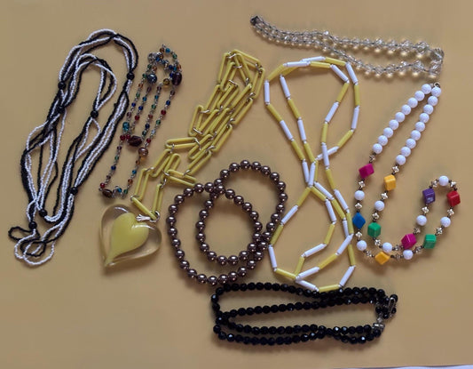 Vintage Necklaces Collection Variety Jewelry Lot Lover Antiques and Vintage